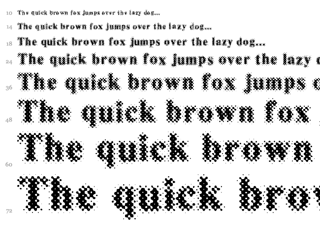Puchakhon Magnifier3 font waterfall